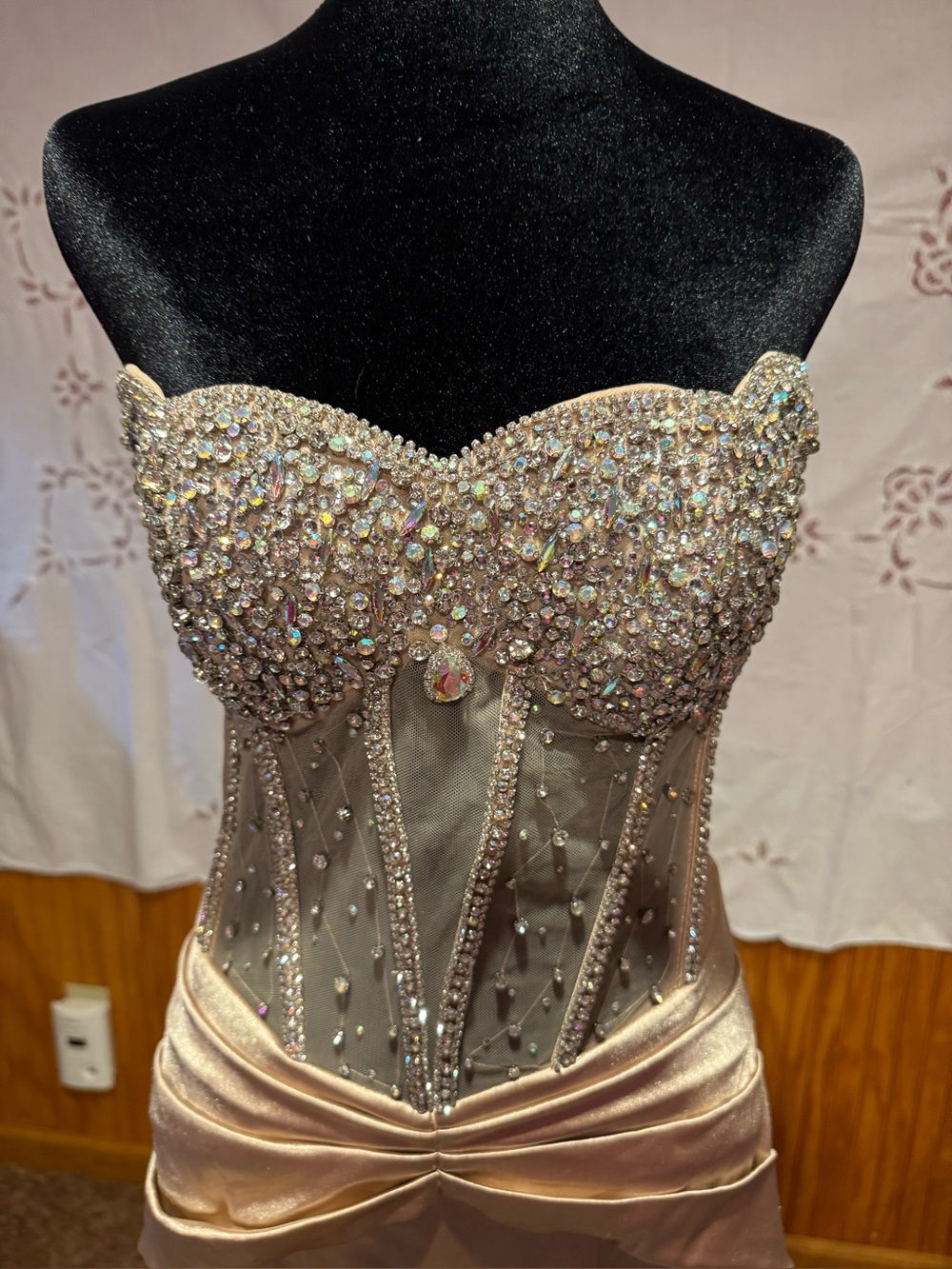 Jovani Nude Formal Evening Dress